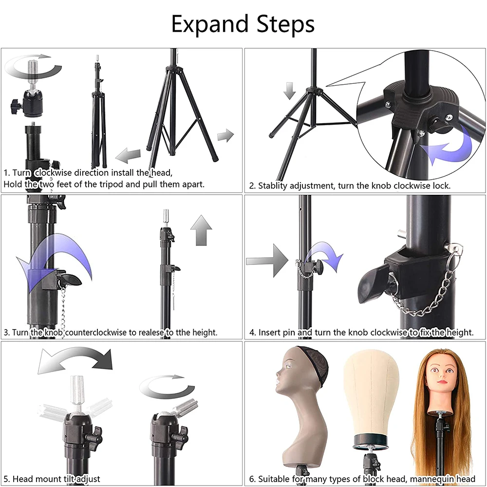 Heavy Duty Wig Stand 