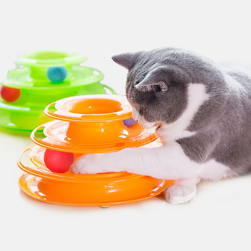 Kitten Three Levels Pet Toy Tower Tracks Disc Cat Intelligence Amusement Triple Training Plate, Customized
Kitten Three Levels Pet Toy Tower Tracks Disc Cat Intelligence Amusement Triple Training Plate, Customized