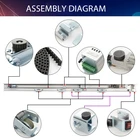 Door Automatic Glass Smart Automatic Door System Sensor Opener Closer Sliding Automatic Door Operators