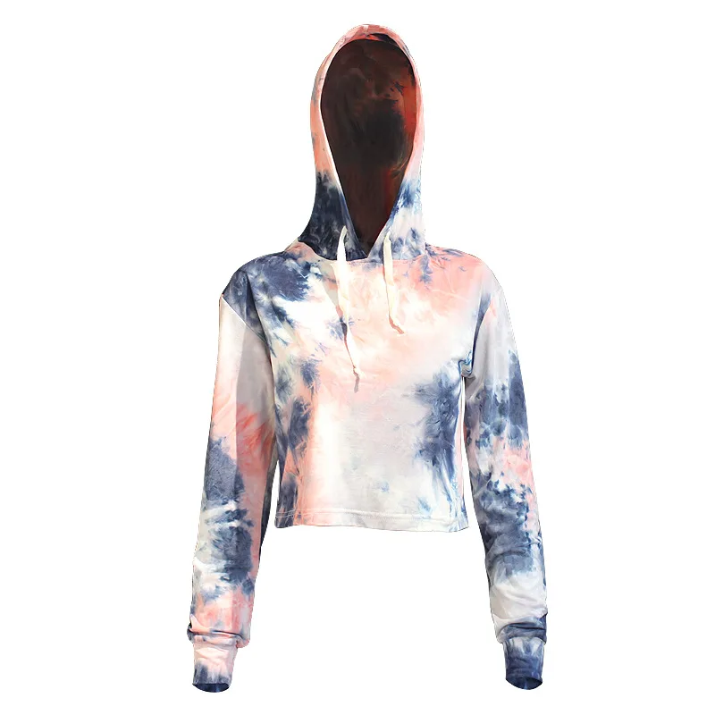 Wholesale Fitness Workout Sweatshirts custom Athletic Women Sports Crop Top tie dye looking hoodies, Bule/pink
Wholesale Fitness Workout Sweatshirts custom Athletic Women Sports Crop Top tie dye looking hoodies, Bule/pink