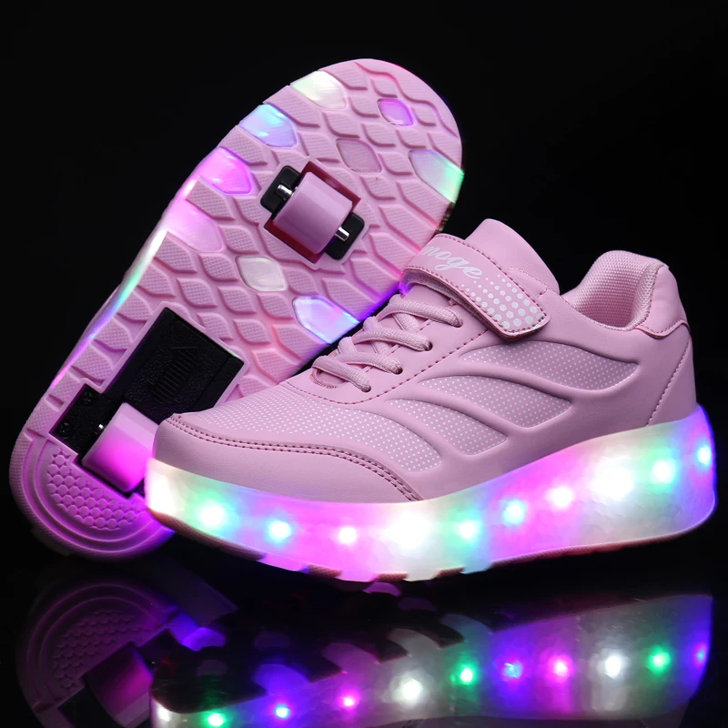 Wholesale Kids top quality unsex Led shoes with 2 Wheels rechargeable Hee lys Skate Roller Shoes, Black, blue, pink
Wholesale Kids top quality unsex Led shoes with 2 Wheels rechargeable Hee lys Skate Roller Shoes, Black, blue, pink