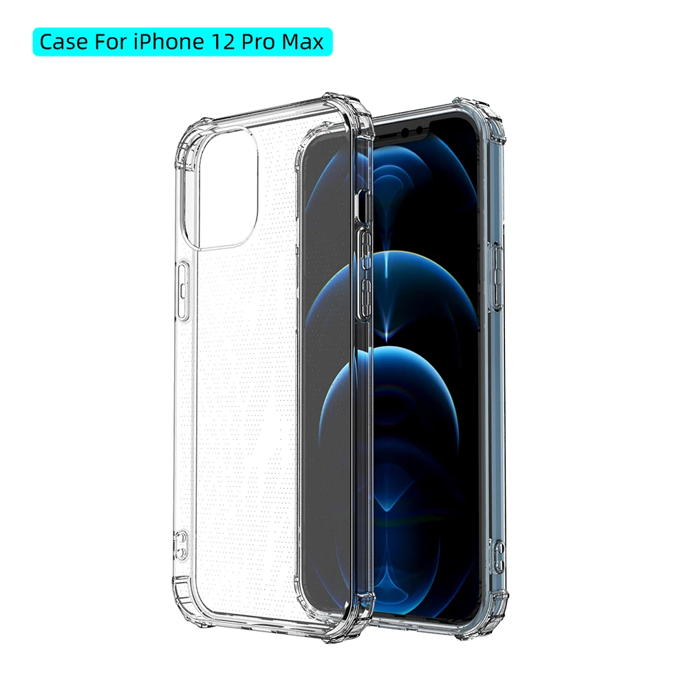 IM IM 2021 Wholesale Slim shockproof phone case Crystal Clear Transparency Soft TPU Mobile Phone Case Cover For iPhone 12 Pro Max, Customized color
IM IM 2021 Wholesale Slim shockproof phone case Crystal Clear Transparency Soft TPU Mobile Phone Case Cover For iPhone 12 Pro Max, Customized color