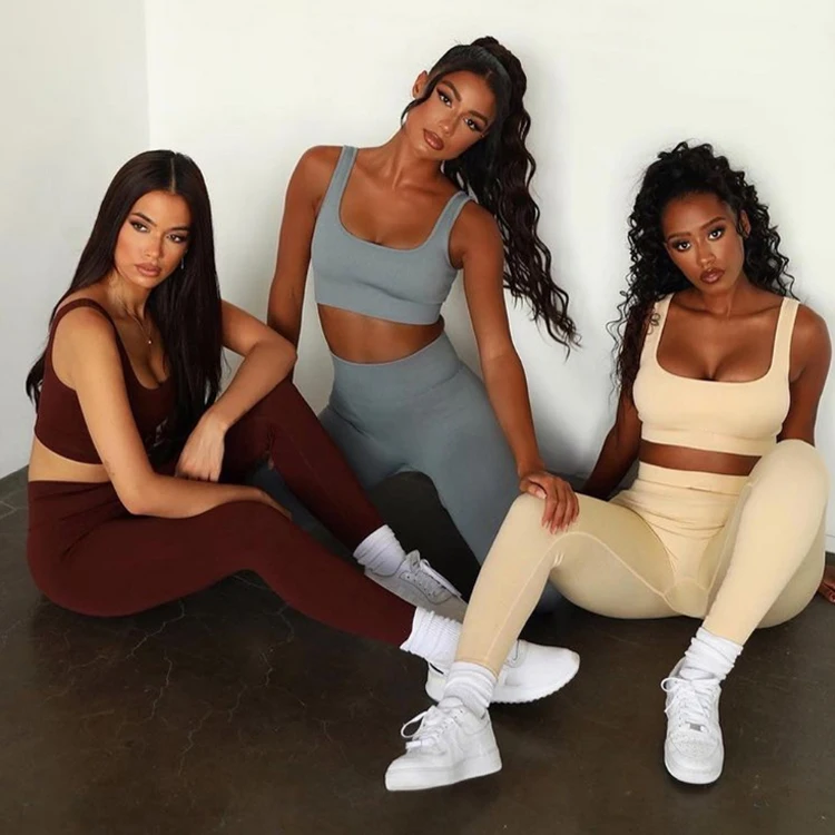 New Ensemble De Sport Knitted Sexy Trousers Women Seamless Yoga Set Gym Wear Fitness Seamless Bra Legging Plus Size Yoga Sett
New Ensemble De Sport Knitted Sexy Trousers Women Seamless Yoga Set Gym Wear Fitness Seamless Bra Legging Plus Size Yoga Sett