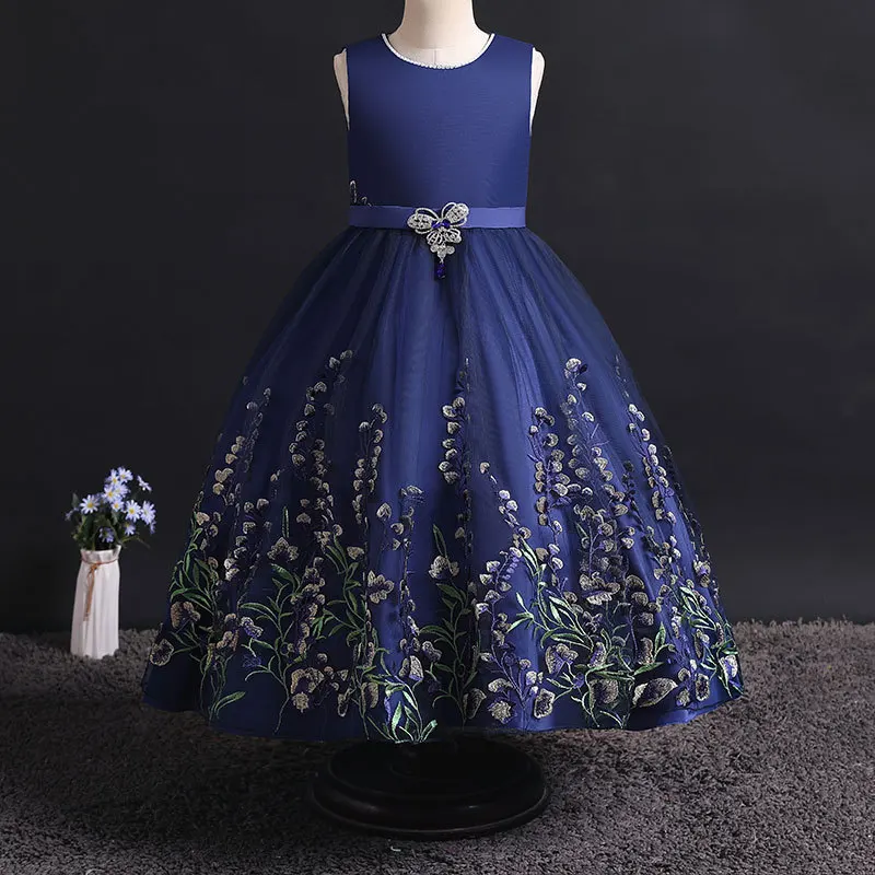 2021 new OEM blue kids 2-12 years old Long Dress Embroidery girl birthday dress wholesale girl's dress in stock
2021 new OEM blue kids 2-12 years old Long Dress Embroidery girl birthday dress wholesale girl's dress in stock