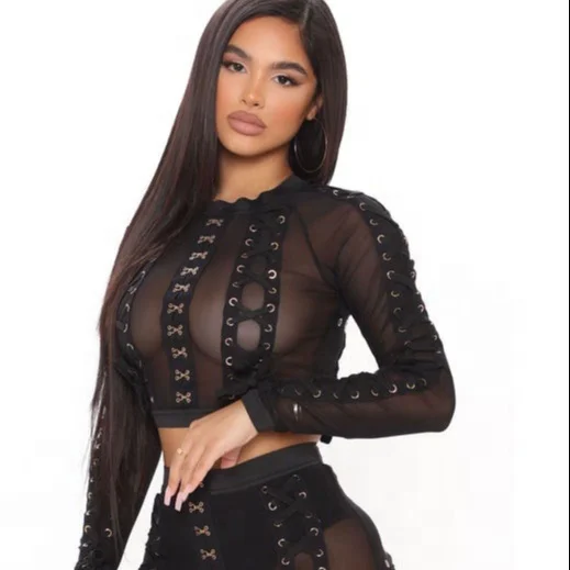 Bettergirl Fashion 2022 Trendy Long Sleeve Clothing See Through Knit mesh t-shirt Blouse Sexy Crop Fashionable Mesh Top Women, Black
Bettergirl Fashion 2022 Trendy Long Sleeve Clothing See Through Knit mesh t-shirt Blouse Sexy Crop Fashionable Mesh Top Women, Black