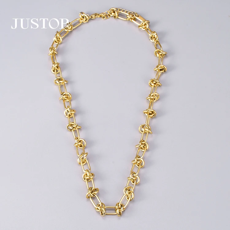Trendy New Arrival Stainless Steel Jewelry 18K Gold Plated Necklaces Fancy Thin Chain Supplier
Trendy New Arrival Stainless Steel Jewelry 18K Gold Plated Necklaces Fancy Thin Chain Supplier