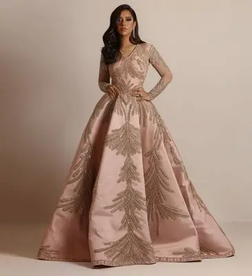 2021 spring new hot stamping long-sleeved banquet women sexy dresse floor-length sexy evening dress, Pink
2021 spring new hot stamping long-sleeved banquet women sexy dresse floor-length sexy evening dress, Pink