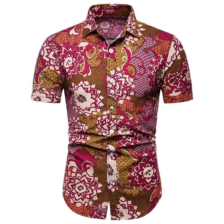 2021 Best selling men fashion shirt New slim Fit Short Sleeve Floral printed shirt men high quality men button up shirt
2021 Best selling men fashion shirt New slim Fit Short Sleeve Floral printed shirt men high quality men button up shirt