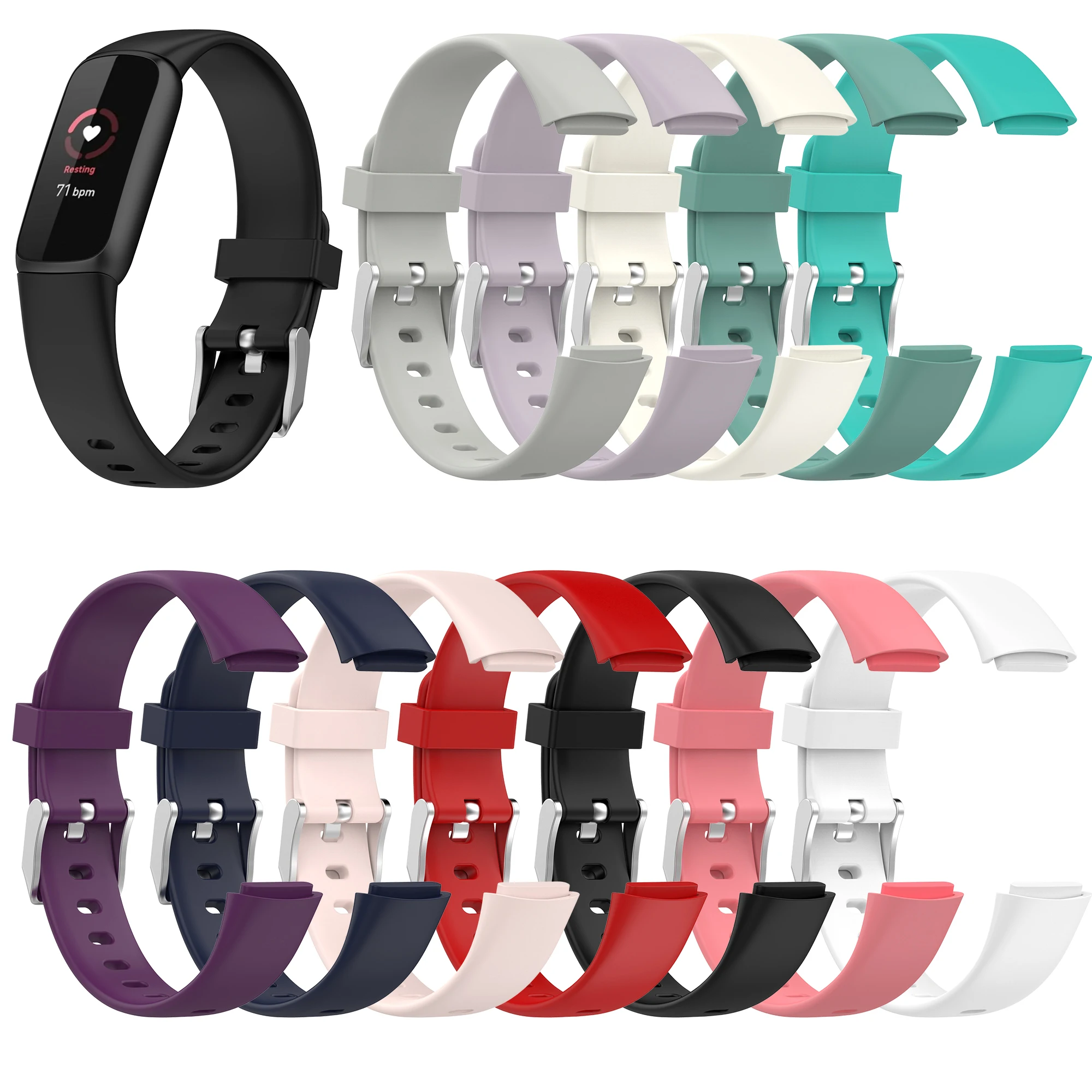 Hot Sale In Amazon Soft Silicone Replacement in Varied Colors for Fitbit Luxe Band accessories
Hot Sale In Amazon Soft Silicone Replacement in Varied Colors for Fitbit Luxe Band accessories