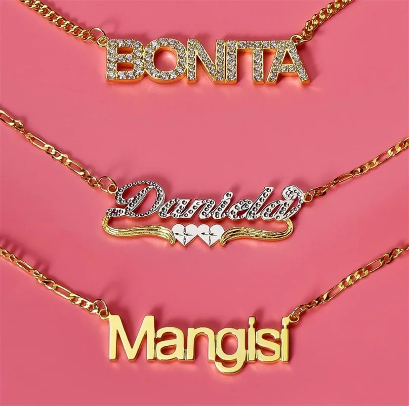 Two Tone Custom Figaro Chain Personalize Name Hip Hop Jewelry Double Plated Personalize 3d Name Necklaces, Picture
Two Tone Custom Figaro Chain Personalize Name Hip Hop Jewelry Double Plated Personalize 3d Name Necklaces, Picture