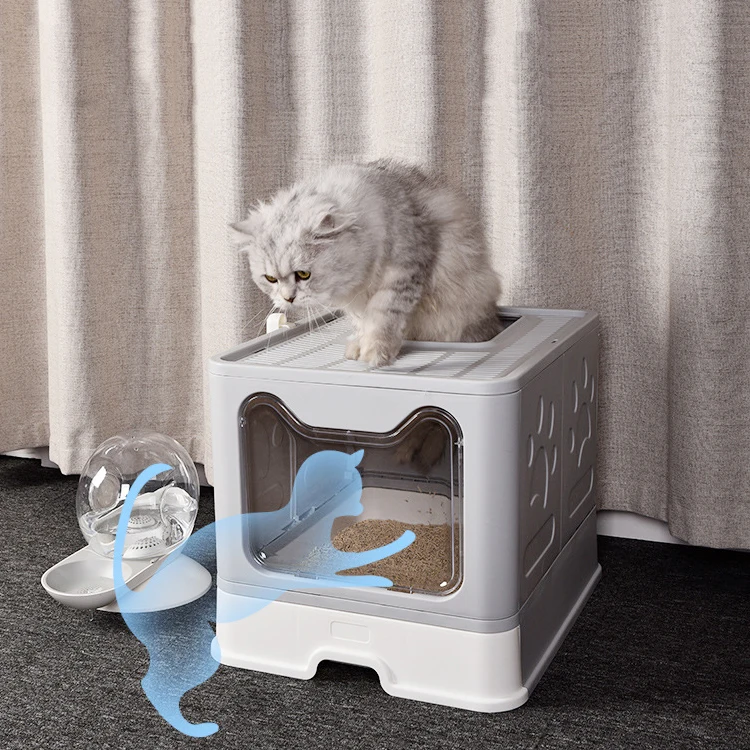 Large Space Training Cleaning Cat Toilet Plastic Cat Litter Box Cat Litter Accessories Clean Up Products, Picture
Large Space Training Cleaning Cat Toilet Plastic Cat Litter Box Cat Litter Accessories Clean Up Products, Picture