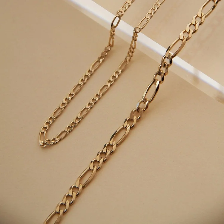factory price 18k rose gold plated stainless steel figaro chain necklace, Gold,rose gold,black
factory price 18k rose gold plated stainless steel figaro chain necklace, Gold,rose gold,black