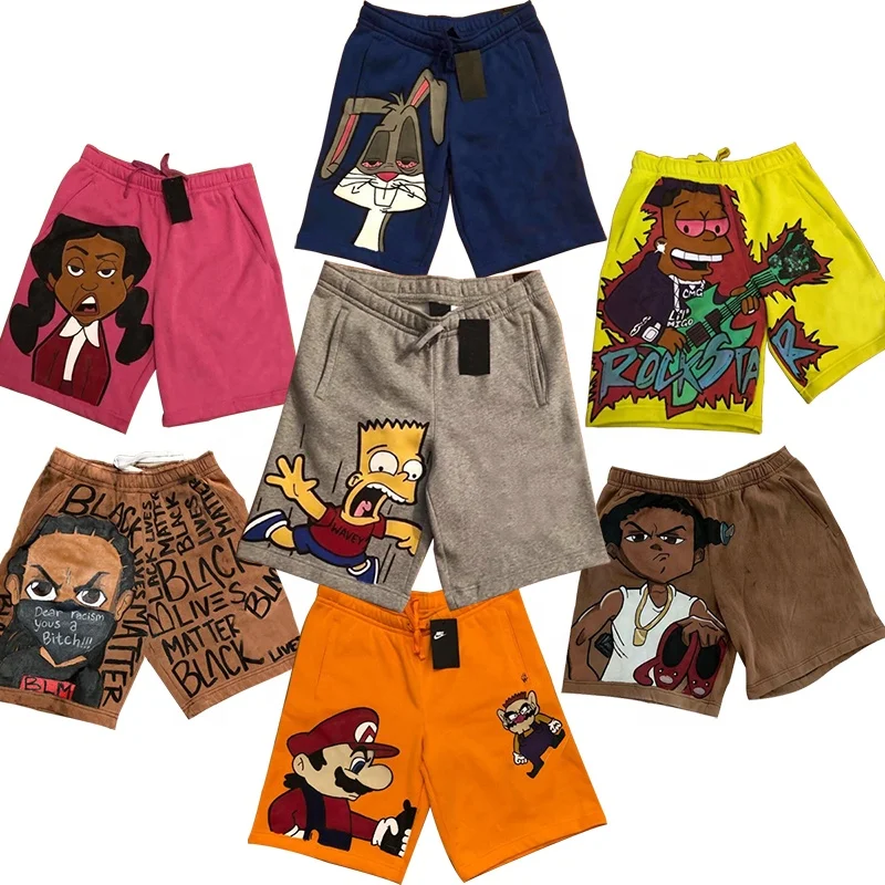 Hot Selling Cartoon Sublimation Pants Custom logo Elastic Waist Shorts men's shorts Plus Size Cotton pants for man, As picture
Hot Selling Cartoon Sublimation Pants Custom logo Elastic Waist Shorts men's shorts Plus Size Cotton pants for man, As picture