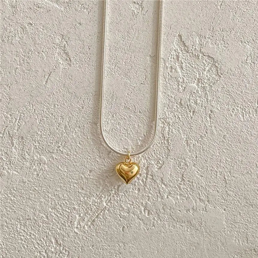 VIANRLA 925 Sterling Silver Heart Pendant Minimalist 18K Gold Necklace For Women Jewelry Wholesale Free Laser Logo
VIANRLA 925 Sterling Silver Heart Pendant Minimalist 18K Gold Necklace For Women Jewelry Wholesale Free Laser Logo