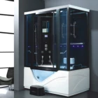 bathroom high quality ladies rectangle steam shower room with bathtub