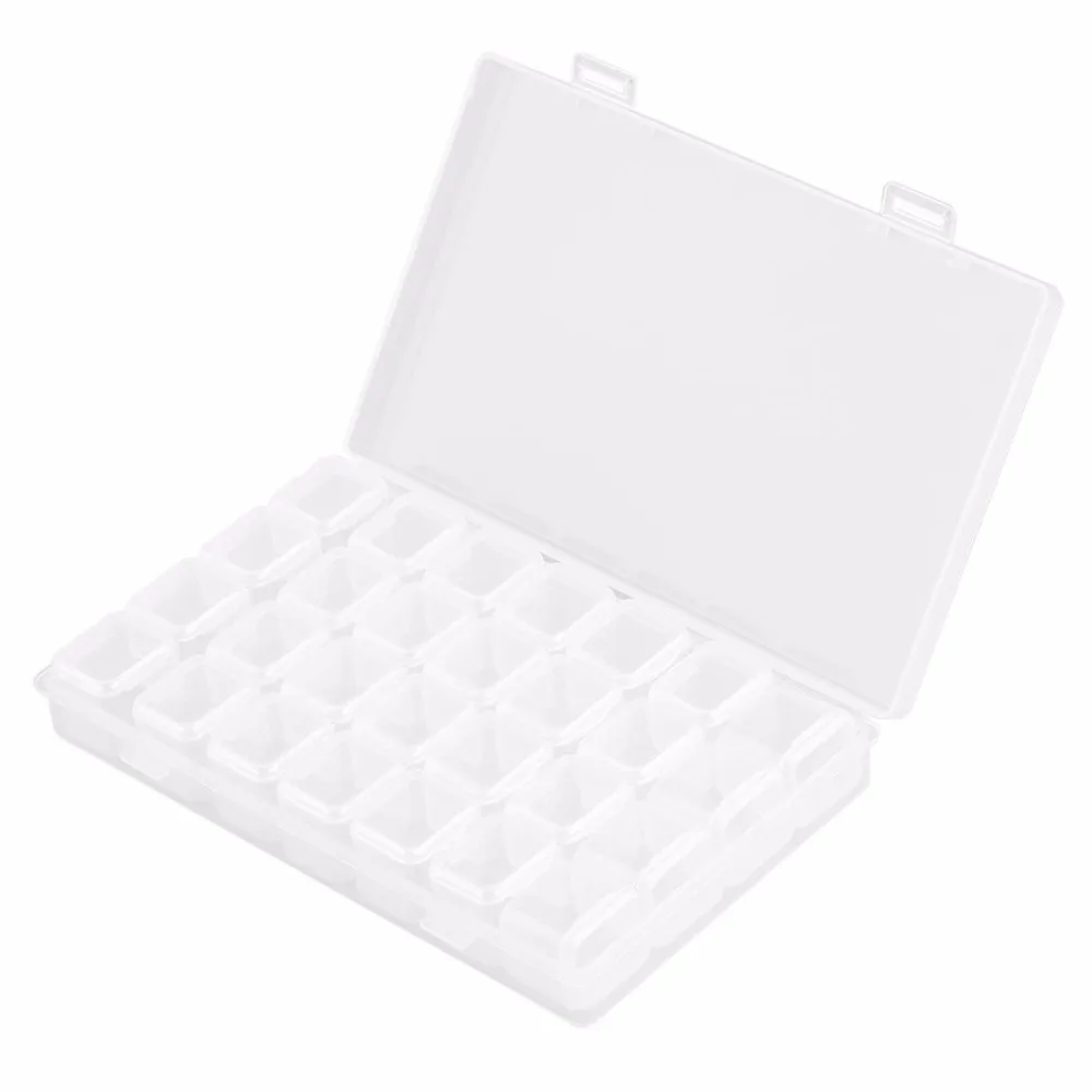 28 Slots Clear Plastic Empty Storage Box for Nail Art Manicure Tools Jewelry Beads Display Storage Case Organizer Holder
28 Slots Clear Plastic Empty Storage Box for Nail Art Manicure Tools Jewelry Beads Display Storage Case Organizer Holder