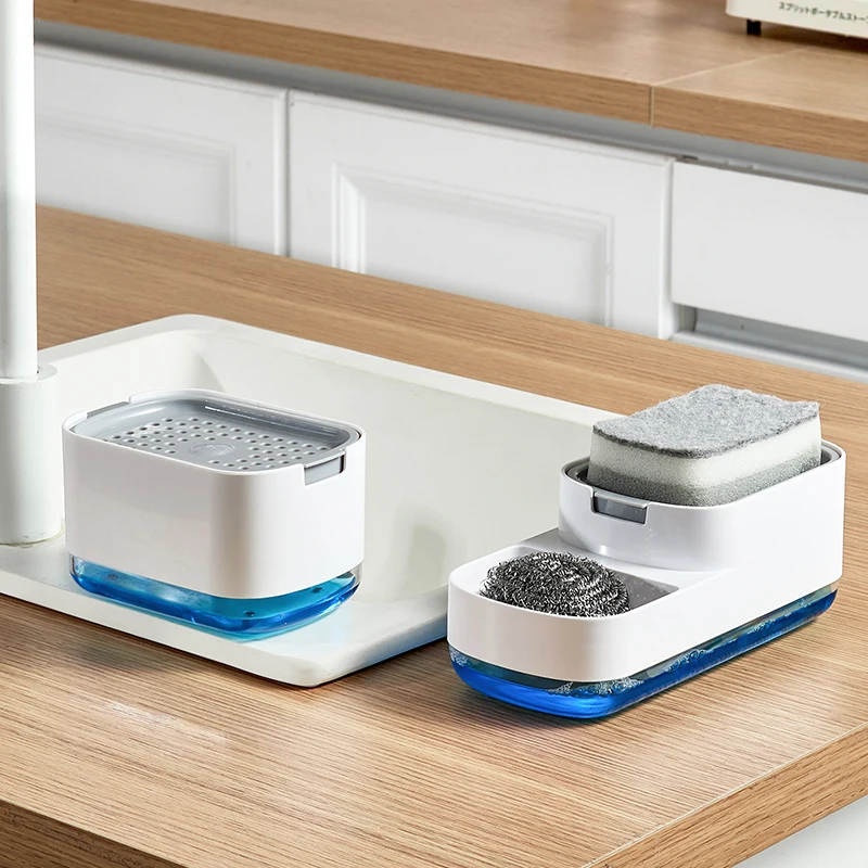 Bathroom Kitchen Soap pumps and Sponge caddy holder Liquid 2 in 1 Sponge Holder Soap pumps Manual Press for kitchen
Bathroom Kitchen Soap pumps and Sponge caddy holder Liquid 2 in 1 Sponge Holder Soap pumps Manual Press for kitchen