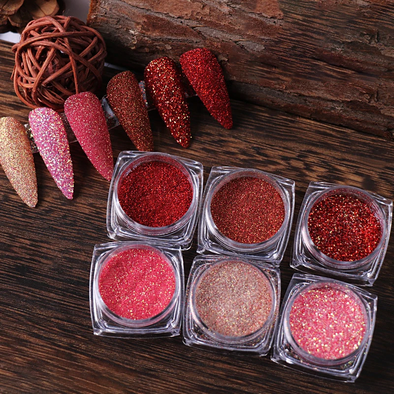 Paso Sico 6 Colors/set Red Pink Shiny Tiny Rhinestone Nail Powder for DIY Nail Art Products 5g/box
Paso Sico 6 Colors/set Red Pink Shiny Tiny Rhinestone Nail Powder for DIY Nail Art Products 5g/box
