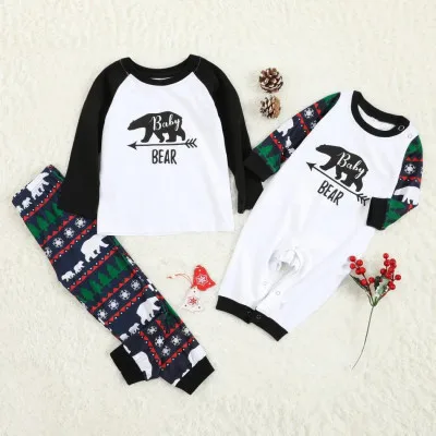 2020 Christmas Family Matching Pajamas Set Mommy Daddy, Cartoon Bear Tops+Pants, Like picture
2020 Christmas Family Matching Pajamas Set Mommy Daddy, Cartoon Bear Tops+Pants, Like picture