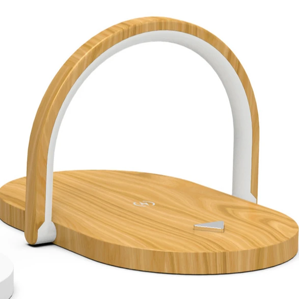 Wood Wireless Charger Pad Phone Holder 15W Qi Fast Charging 2 in 1 Wireless Charger with Led Night Light
Wood Wireless Charger Pad Phone Holder 15W Qi Fast Charging 2 in 1 Wireless Charger with Led Night Light