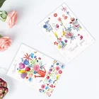 Exquisite&Unique package design hot stamping bulk greeting card with high quality