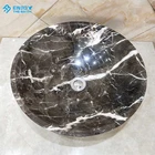 2020 new hot modern design Domestic brown marble color countertop sink wash basin