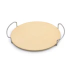 Super Set Super Quality Large Deep Dish Rotating Pizza Stone Set