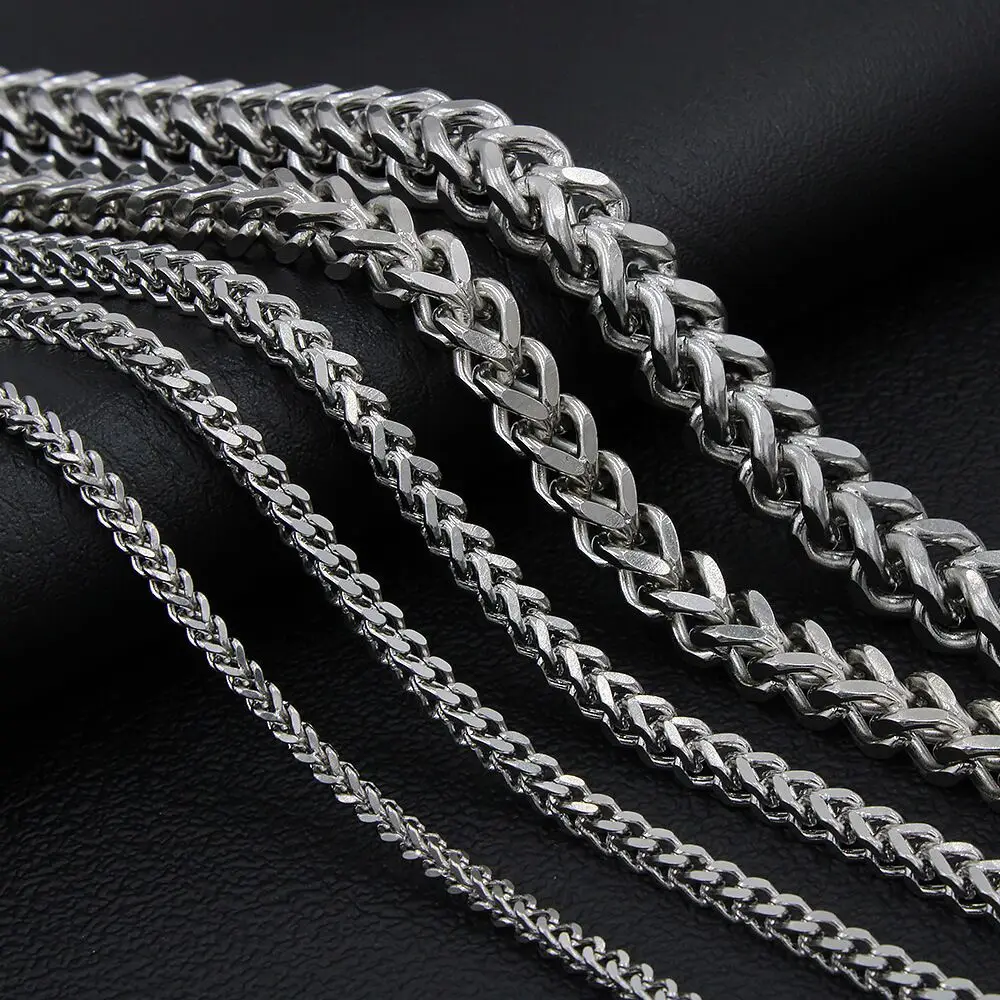 Gold Plated Franco Link Chain 3mm 4mm 5mm 6mm Stainless Steel Bracelet And Necklace For Men Women Saint Franco Chain Necklace
Gold Plated Franco Link Chain 3mm 4mm 5mm 6mm Stainless Steel Bracelet And Necklace For Men Women Saint Franco Chain Necklace