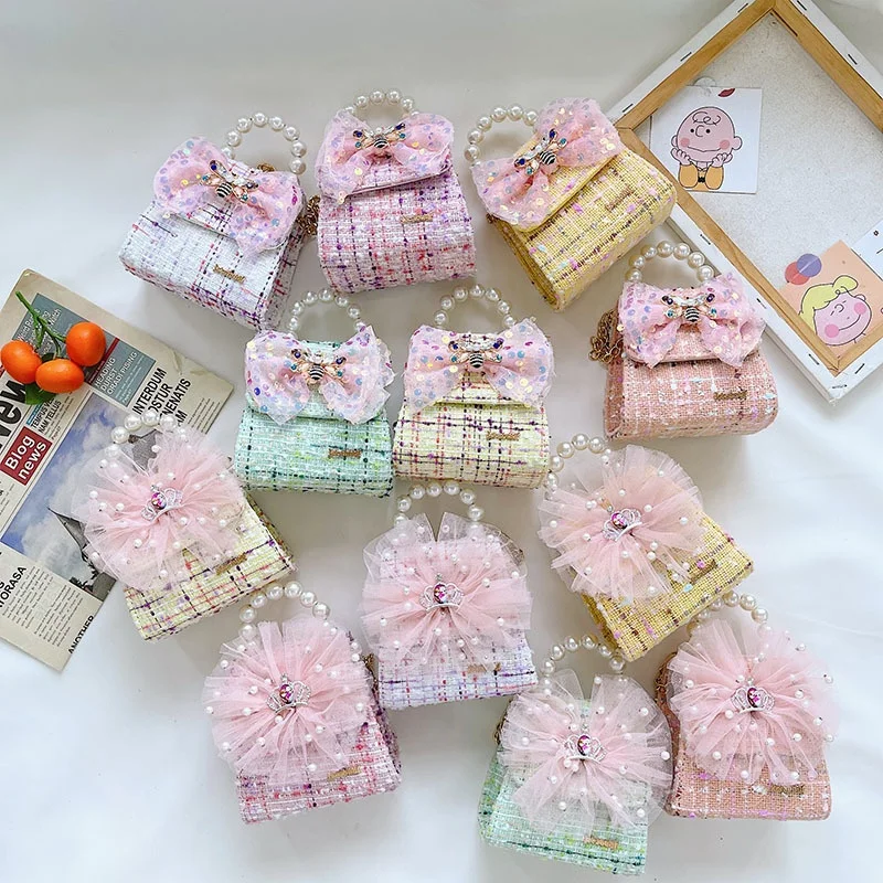 Hot Selling Sequins Pearl Small Crossbody Bag Cute Princess Girl Mini Bow Chain HandBag For Children, 6 colors
Hot Selling Sequins Pearl Small Crossbody Bag Cute Princess Girl Mini Bow Chain HandBag For Children, 6 colors