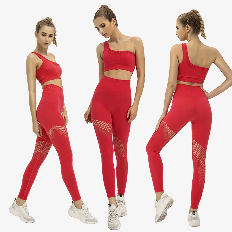 seamless sports wear yoga sets fitness matching with single shoulder sports bra and leggings seamless active wear, All colors available
seamless sports wear yoga sets fitness matching with single shoulder sports bra and leggings seamless active wear, All colors available