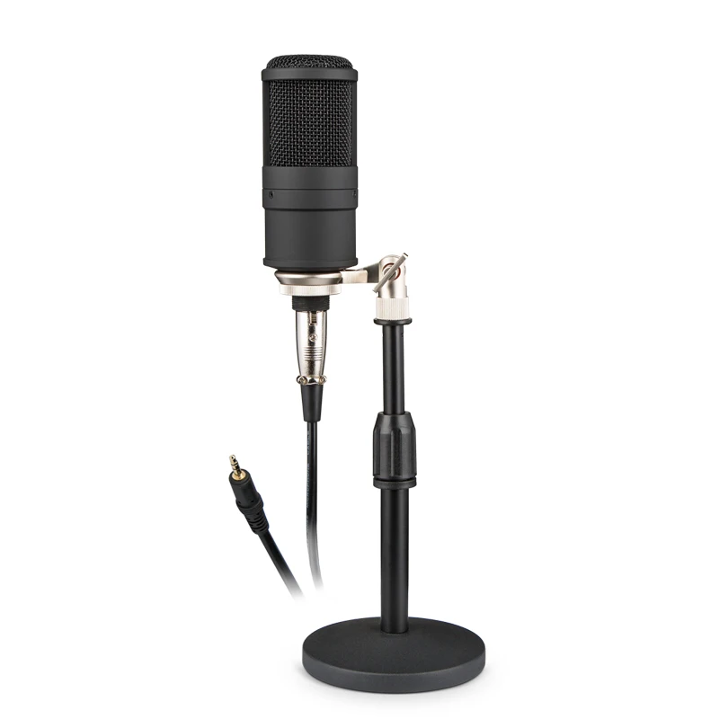 GAM-P200Z Microphone Condenser Sound Recording Microphone With desktop stand kit For PC Chatting Singing Karaoke Laptop, Black
GAM-P200Z Microphone Condenser Sound Recording Microphone With desktop stand kit For PC Chatting Singing Karaoke Laptop, Black