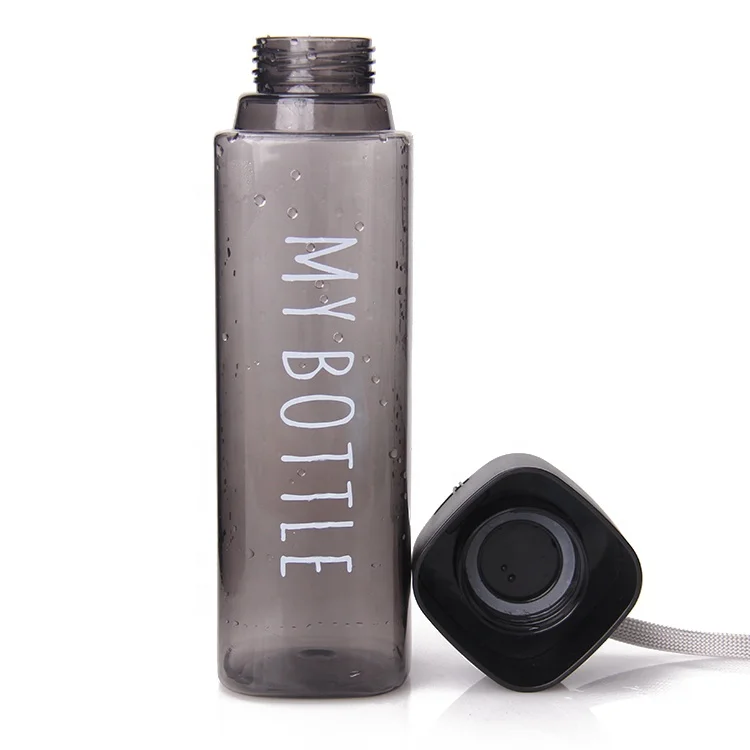 Wholesale High Quality Plastic Leak-proof 16OZ Sport Travel Camping Square Water Bottle, Clear grey and customized color
Wholesale High Quality Plastic Leak-proof 16OZ Sport Travel Camping Square Water Bottle, Clear grey and customized color