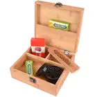 Box Wooden Custom Bamboo Weed Stash Box Combo With Ginger Wooden Stash Box Smell Proof Rolling Tray