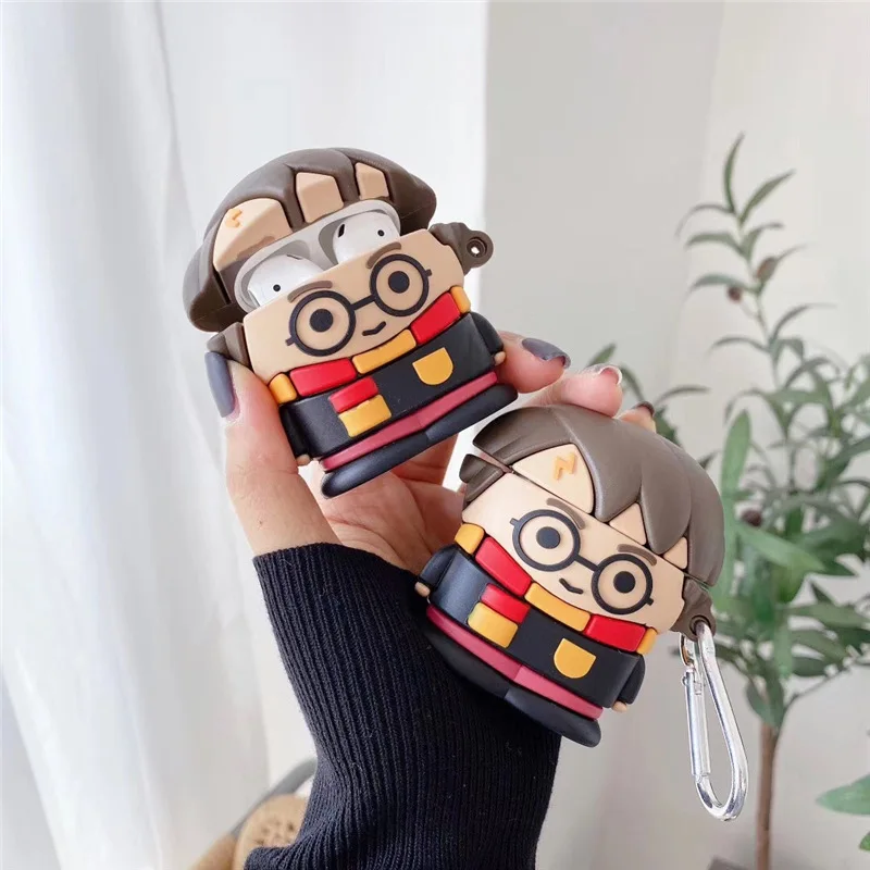 New Arrival 3D Cute Cartoon Harry Potter For AirPod Cover for Apple Airpods 1 2 Cases
New Arrival 3D Cute Cartoon Harry Potter For AirPod Cover for Apple Airpods 1 2 Cases