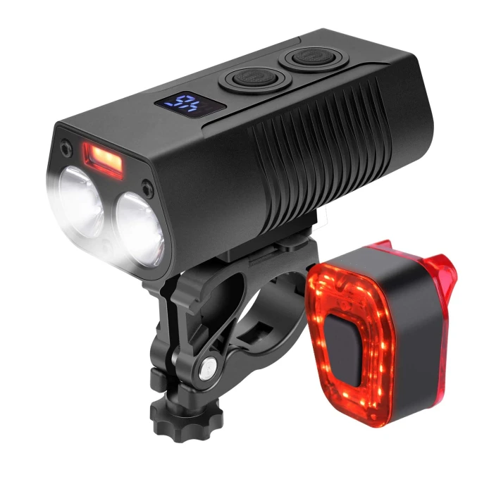 Amazon Hot Sale 800 Lumen Bicycle Front Light Rechargeable for Electric Bicycle, Black
Amazon Hot Sale 800 Lumen Bicycle Front Light Rechargeable for Electric Bicycle, Black
