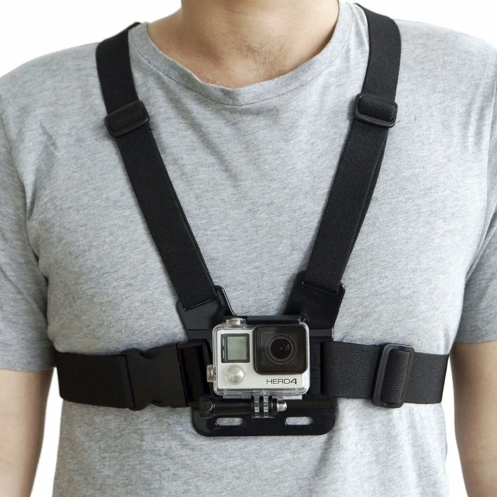 Kaliou Hot Sell Adjustable High Elastic Density Harness Chest Strap Mount for Gopros Action Camera, Black
Kaliou Hot Sell Adjustable High Elastic Density Harness Chest Strap Mount for Gopros Action Camera, Black