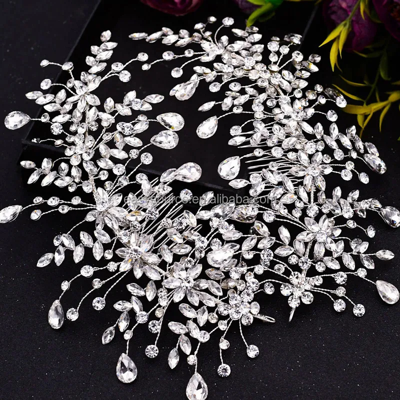 RE4259 Handmade Bride Hair Comb Flexible Rhinestone Bridal Headband Wedding Hair Accessories
RE4259 Handmade Bride Hair Comb Flexible Rhinestone Bridal Headband Wedding Hair Accessories