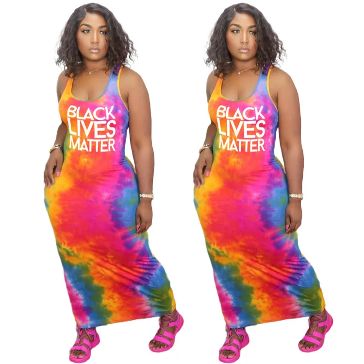 Casual Dresses women sale summer long boho dresses female black lives matters tie dye sleeveless clothing dress
Casual Dresses women sale summer long boho dresses female black lives matters tie dye sleeveless clothing dress