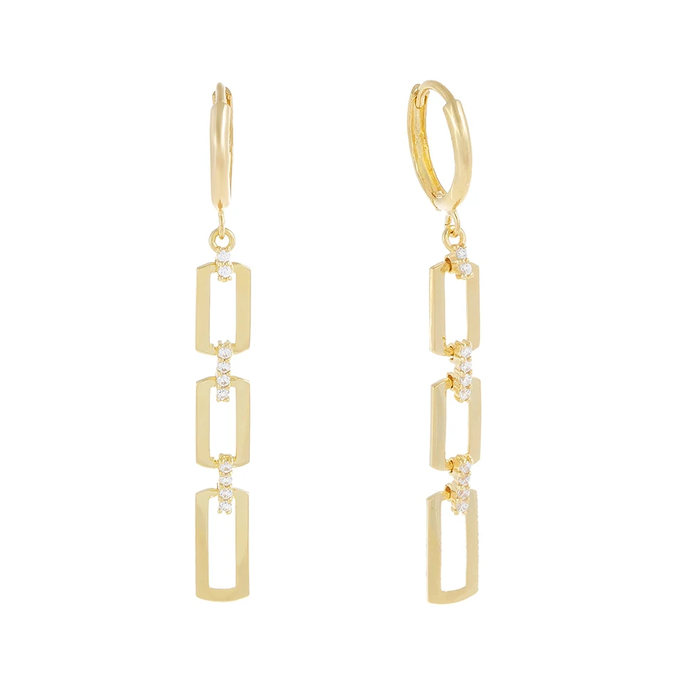 925 sterling silver best selling women jewelry earrings 18k gold plated pave drop link huggie earring
925 sterling silver best selling women jewelry earrings 18k gold plated pave drop link huggie earring