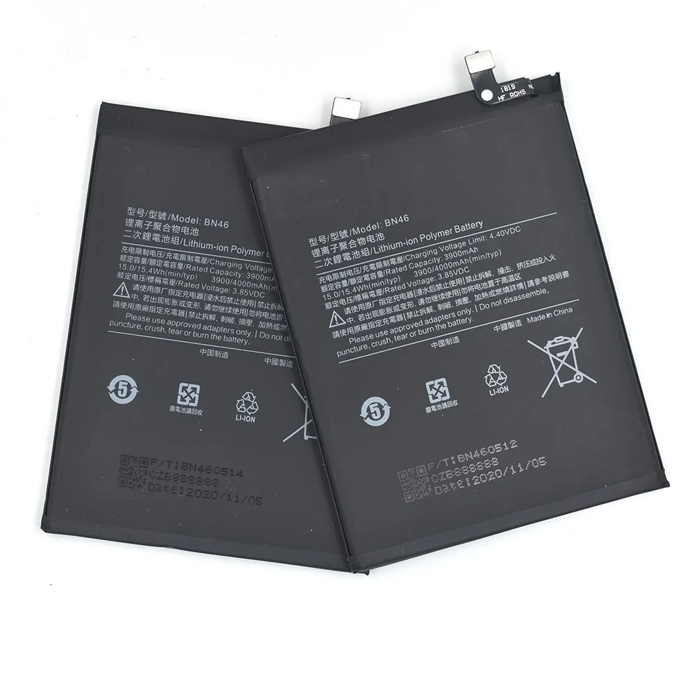 0 cycles Original Replacement Battery BN46 For Xiaomi Note8 Genuine Phone Battery 4000mAh
0 cycles Original Replacement Battery BN46 For Xiaomi Note8 Genuine Phone Battery 4000mAh