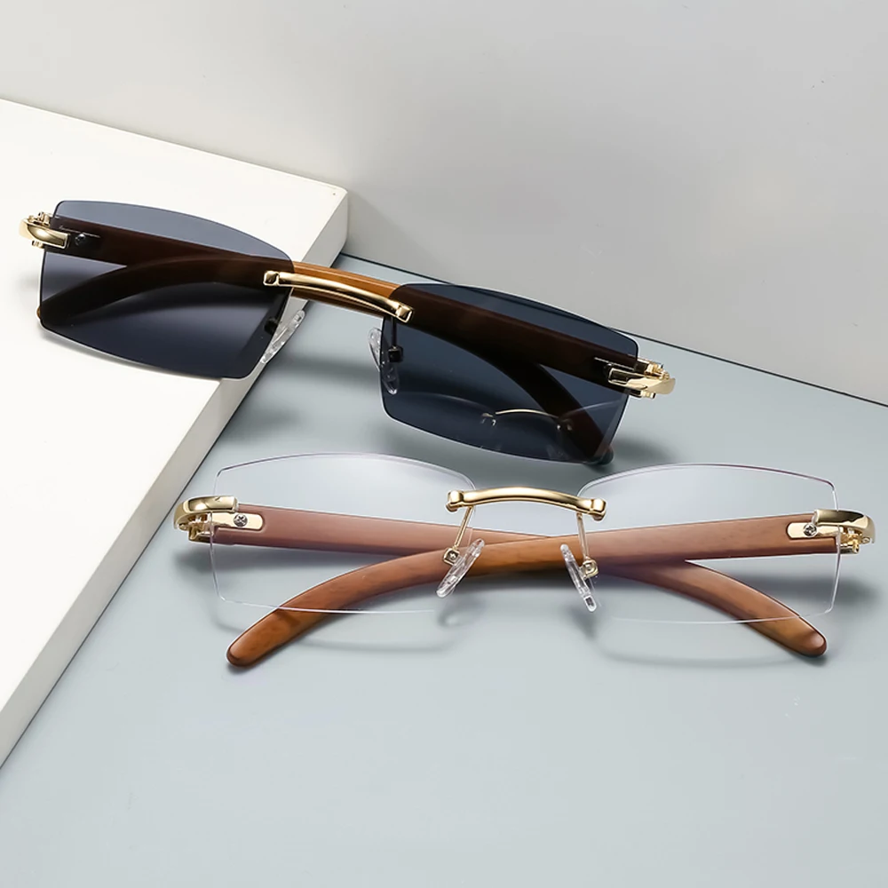 Women sunglasses rimless square sun glasses for men color lens fashion sunglasses glasses
Women sunglasses rimless square sun glasses for men color lens fashion sunglasses glasses