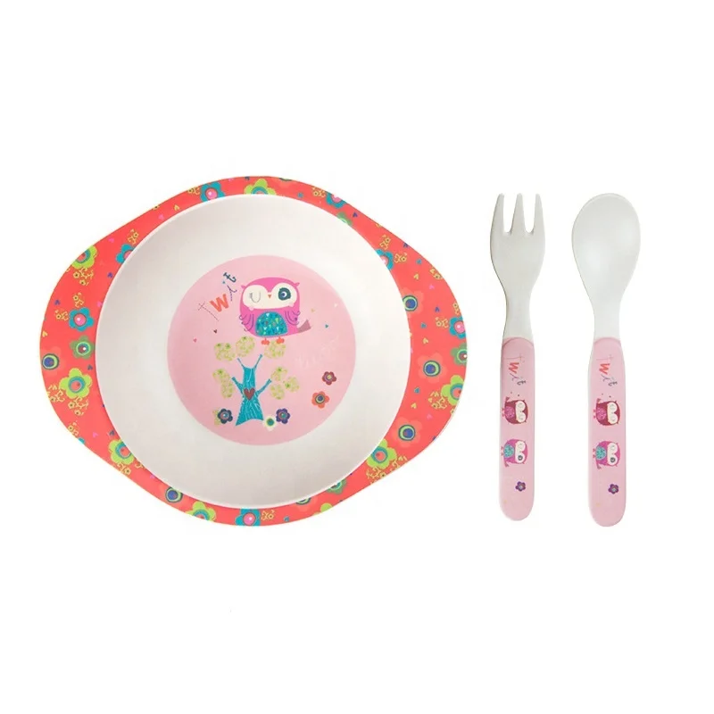 Creative cartoon suction cup fork and spoon set health and safety degradable bamboo fiber tableware for children
Creative cartoon suction cup fork and spoon set health and safety degradable bamboo fiber tableware for children