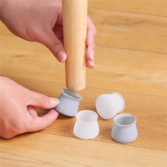 4Pcs Anti-slip And Noise-reducing Silicone Table Leg Cover Sofa Leg Protector Home Decor, As photo 
4Pcs Anti-slip And Noise-reducing Silicone Table Leg Cover Sofa Leg Protector Home Decor, As photo