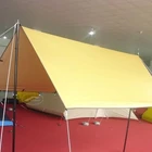 Personalized outdoor equipment recreational travel adventure gear waterproof awning camping tent tarp logo printing
