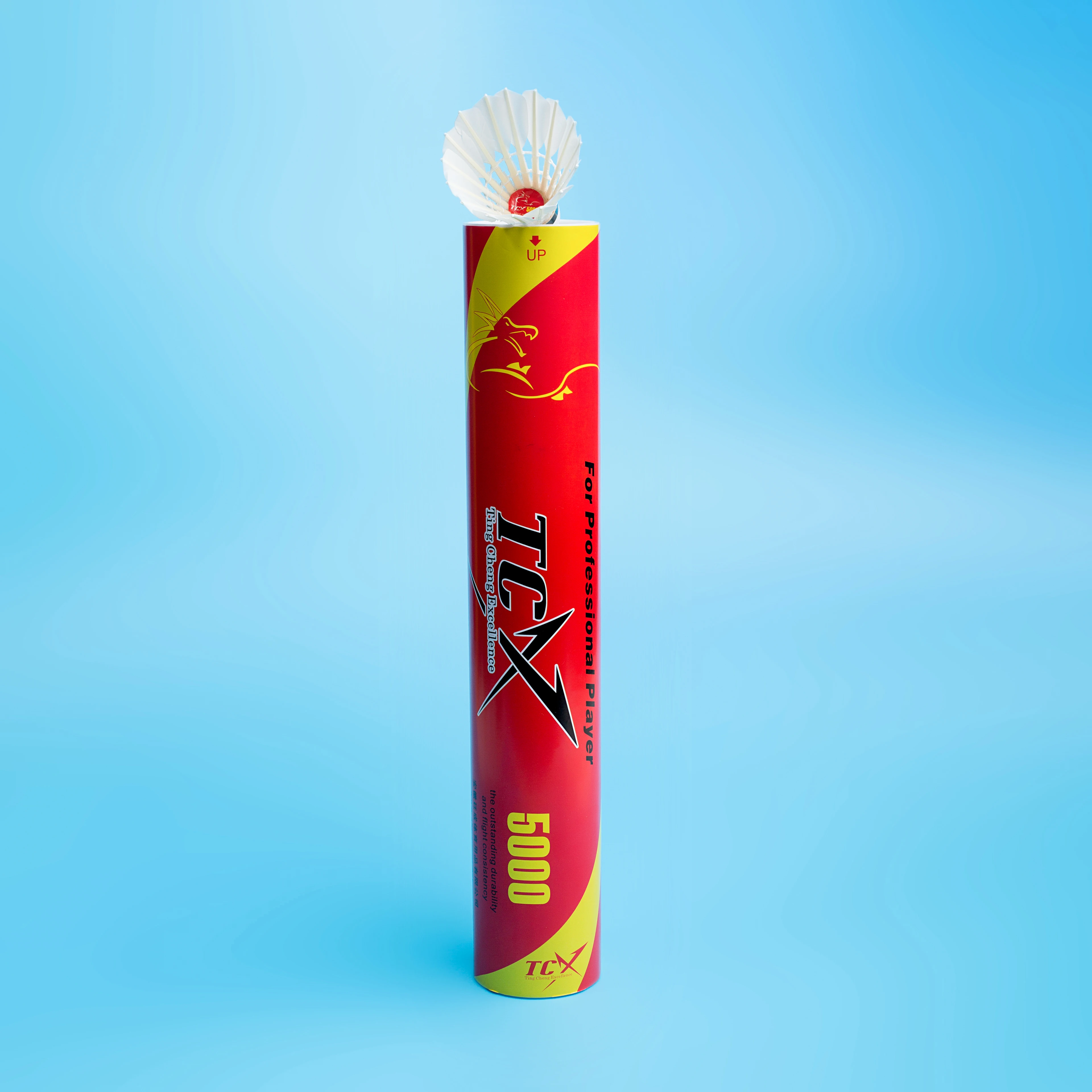 *Beautiful Appreance & Good Durablit & Stable Badminton Shuttlecock TCX 5000, Natural white feather
*Beautiful Appreance & Good Durablit & Stable Badminton Shuttlecock TCX 5000, Natural white feather