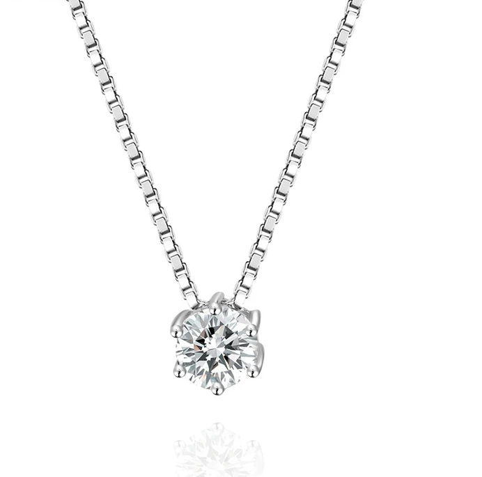 New Arrival Diamond Shinny Jewelry Necklace Simple Cubic Zirconia Round 925 St Pendant Necklace For Women
New Arrival Diamond Shinny Jewelry Necklace Simple Cubic Zirconia Round 925 St Pendant Necklace For Women