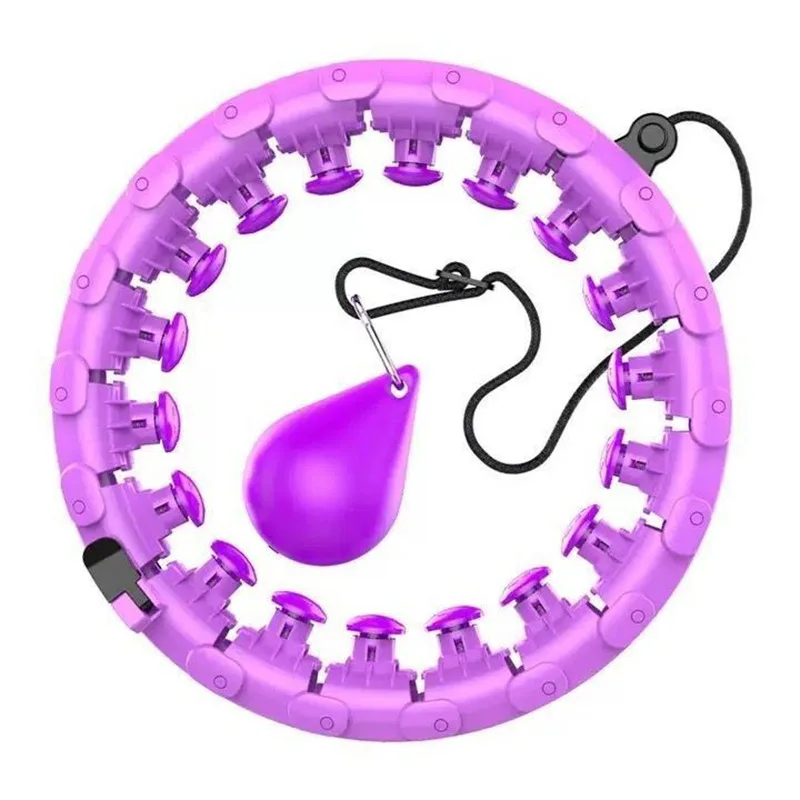 24 nodi regolabili Fitness device 1.6kg non-toxic hula hoops Intelligent smart hula-hoops for personal smart gym using
24 nodi regolabili Fitness device 1.6kg non-toxic hula hoops Intelligent smart hula-hoops for personal smart gym using
