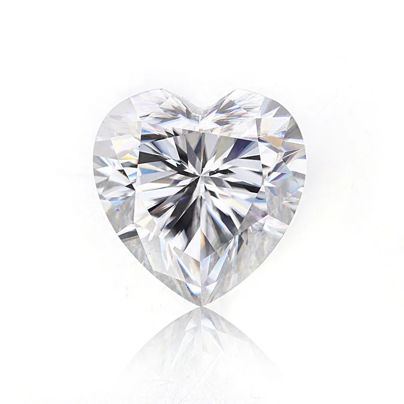Wholesale 8x8mm 2cts D VVS Heart Shape Lab Grown Moissanites Diamond gemstone for Wedding Ring
Wholesale 8x8mm 2cts D VVS Heart Shape Lab Grown Moissanites Diamond gemstone for Wedding Ring
