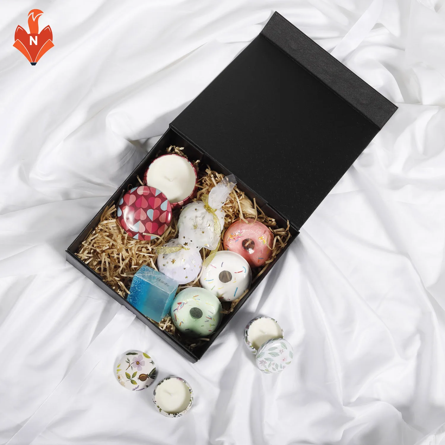 a017a marketing gift items promotion scented candles with bath