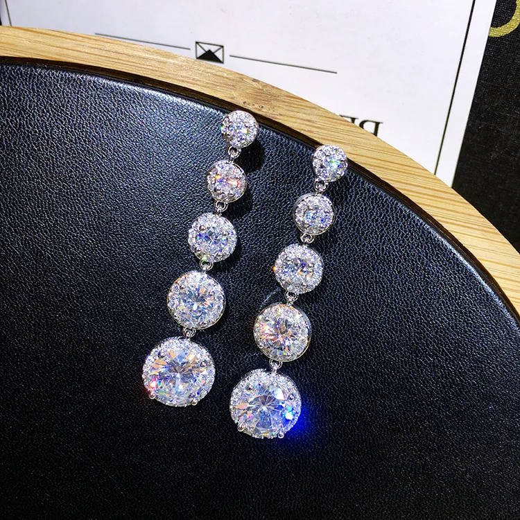 Factory price Wholesale Women Earrings Austrian Cubic Zircon CZ Long Earring for Giant Party from china
Factory price Wholesale Women Earrings Austrian Cubic Zircon CZ Long Earring for Giant Party from china